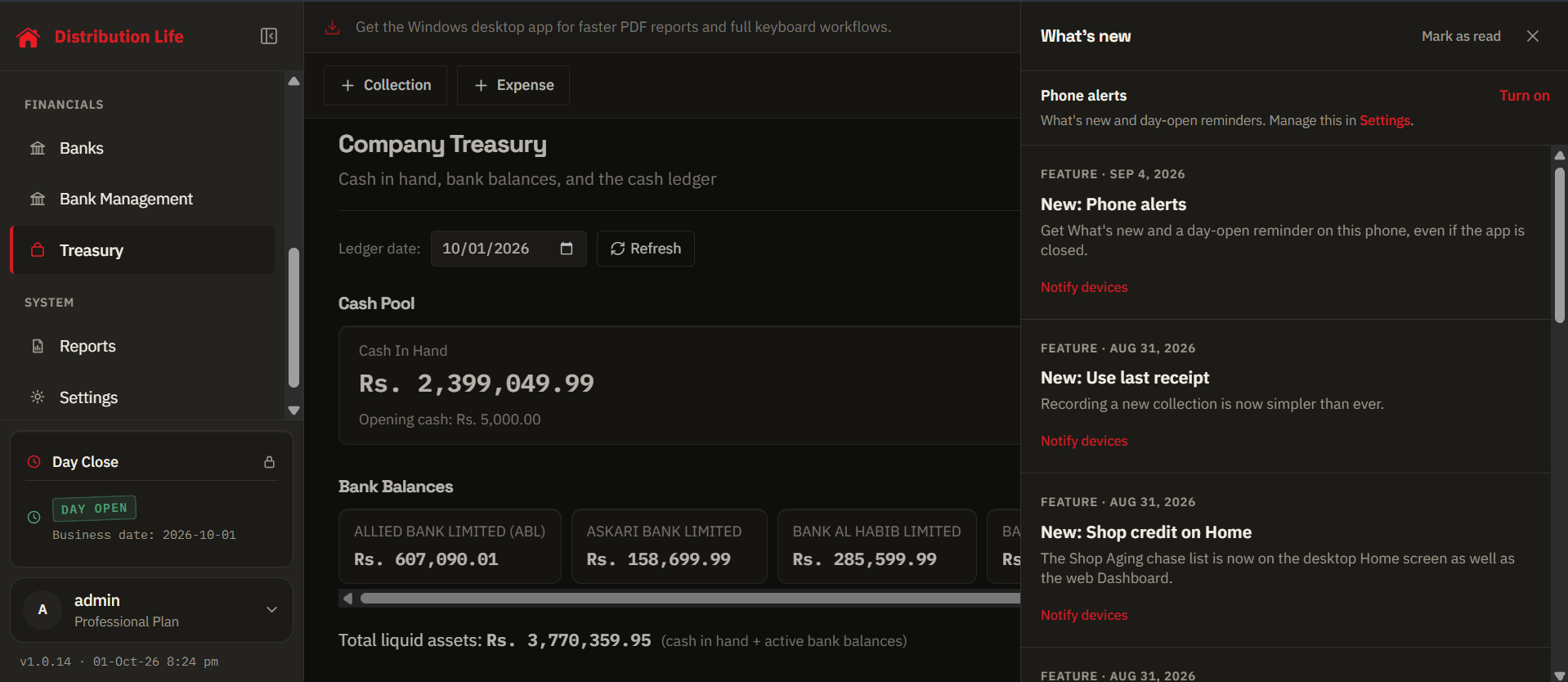 Treasury